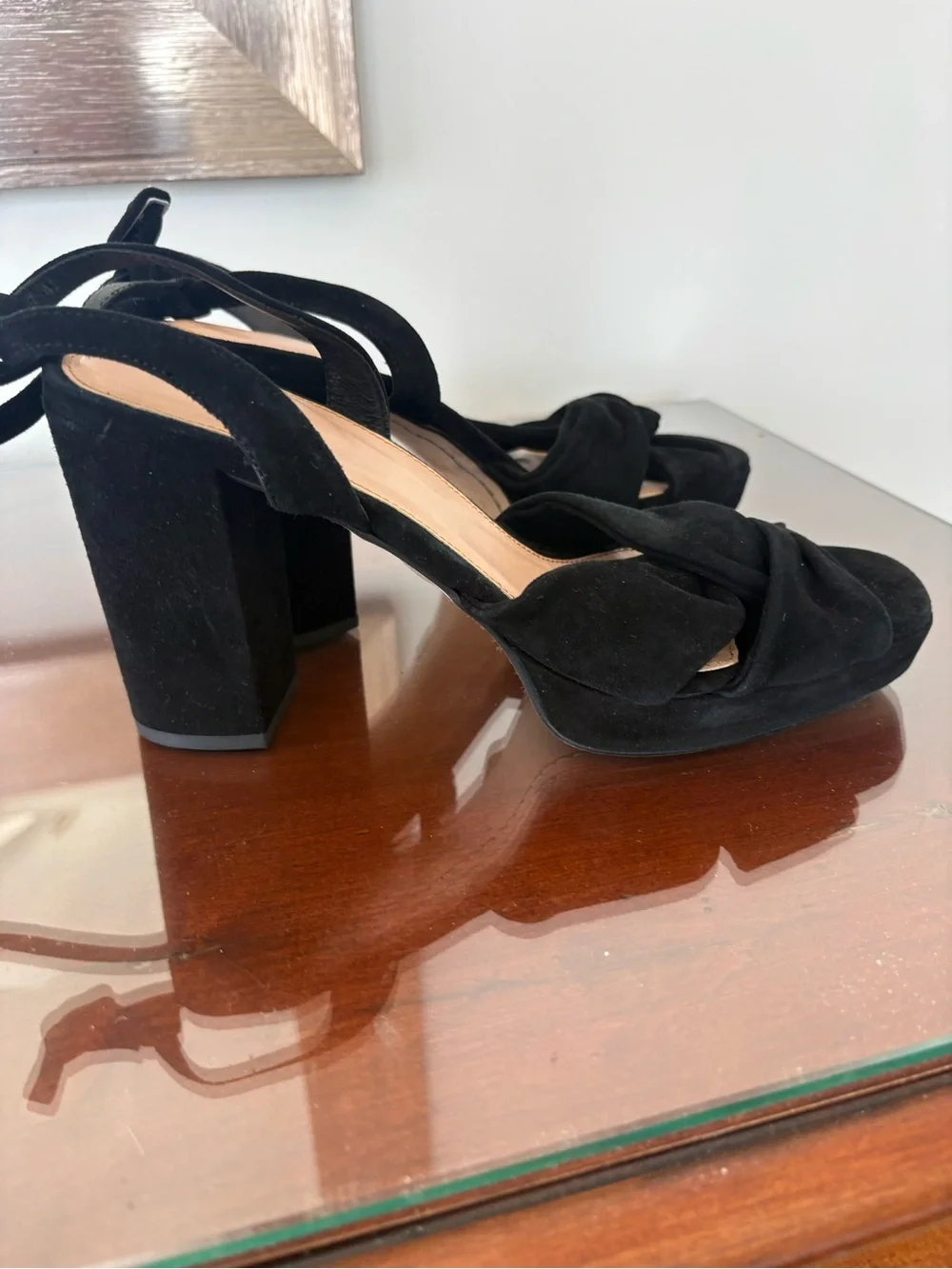 Boden suede platform
